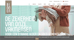 Desktop Screenshot of binnen.nl
