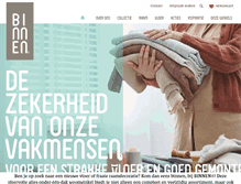 Tablet Screenshot of binnen.nl